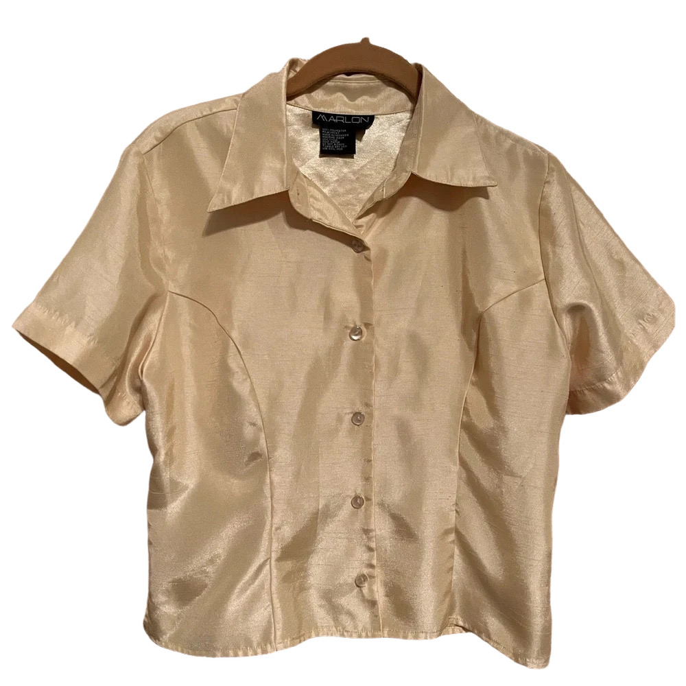 VINTAGE~MARLON BLOUSE~YELLOW~SM
